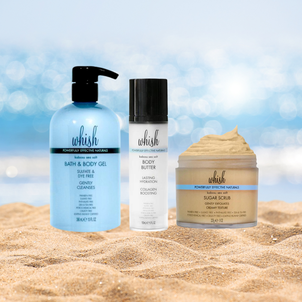 Kabosu Sea Salt Prep and Smooth Summer Skin Bundle